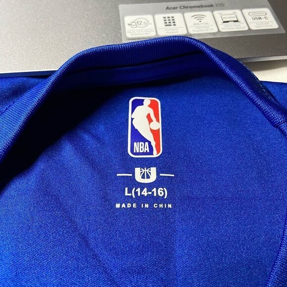 NBA Blue and Gold Holden State Warriors Jersey L - Picture 6 of 6